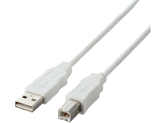 エレコム USB2.0ケーブル RoHS指令対応 A-B1.5m USB2-ECO15WH