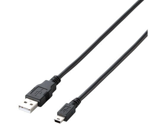 エレコム エコUSB2.0ケーブル mini-Bタイプ 5m U2C-JM50BK