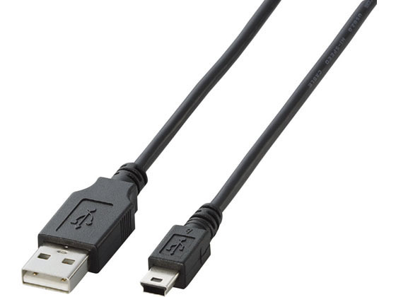 エレコム USB2.0ケーブル mini-Bタイプ 1.5m U2C-M15BK