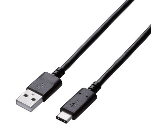 エレコム USB2.0認証ケーブル A-C 3A出力 3m U2C-AC30NBK