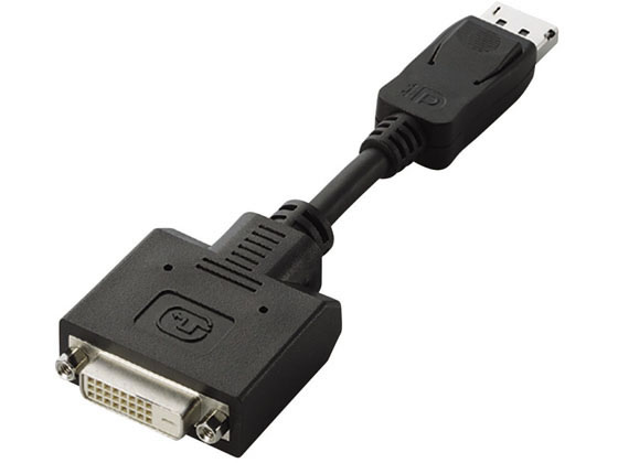 エレコム DisplayPort-DVI変換アダプタ AD-DPDBK