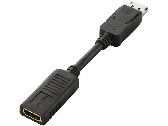 エレコム DisplayPort-HDMI変換アダプタ AD-DPHBK