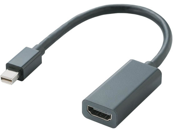 エレコム Mini DisplayPort-HDMI変換アダプタ AD-MDPHDMIBK