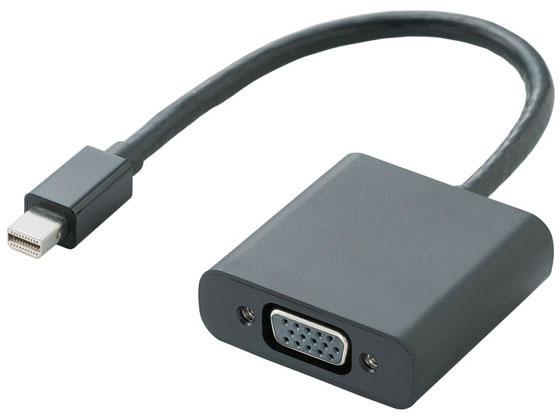 エレコム Mini DisplayPort-VGA変換アダプタ AD-MDPVGABK