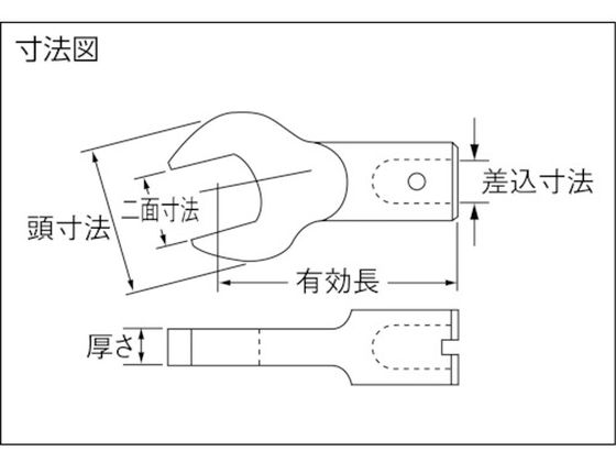 カノン へッド交換式トルクレンチ用スパナヘッド 1500SCK41 1500SCK41