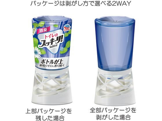 アース製薬 トイレのスッキーリ! 消臭芳香剤 スッキーリミント 400mL