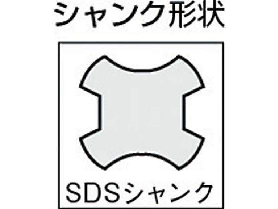 エビ ダイヤモンドコアドリル 52mm SDSシャンク KD52S