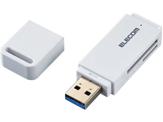 エレコム USB3.0対応メモリカードリーダ スティックタイプ MR3-D011WH