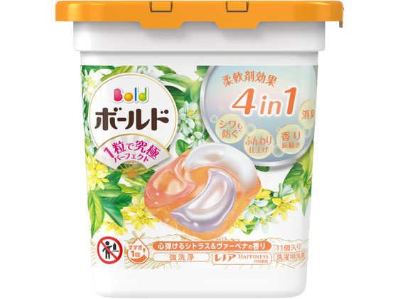 P & G ボールドジェルボール4D シトラス&ヴァーベナ 本体 11個入