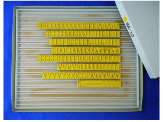 テクノマーク 活字SA-10(英字セット) KJ-SA-10