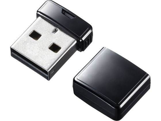 サンワサプライ 超小型USB2.0メモリ(16GB) UFD-2P16GBK