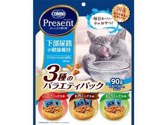 日本ペットフード コンボプレゼント猫おやつ下部尿路3種バラエティ