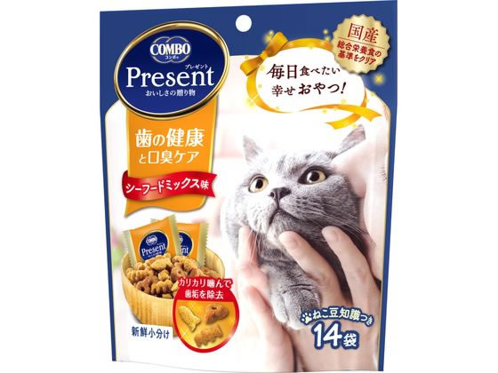 日本ペットフード コンボプレゼント猫おやつ歯と口臭42g