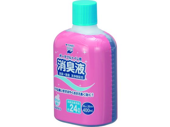 新輝合成 トンボ ポータブルトイレ 専用消臭液 400mL ブルー