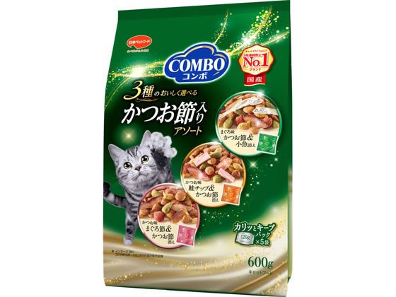 日本ペットフード コンボ キャット かつお節入りアソート 600g