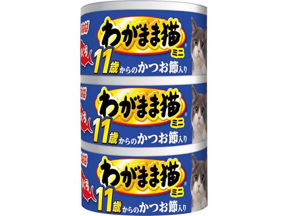 いなばペットフード わがまま猫 ミニ かつお節入まぐろ11歳