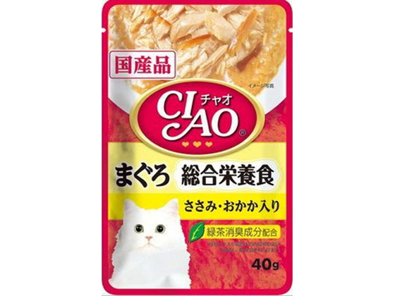 いなばペットフード CIAO 総合栄養食 マグロ ササミ・オカカ入り