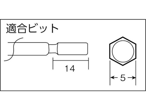 TRUSCO 電動ドライバー プッシュスタート式 標準スピード型 110 TED