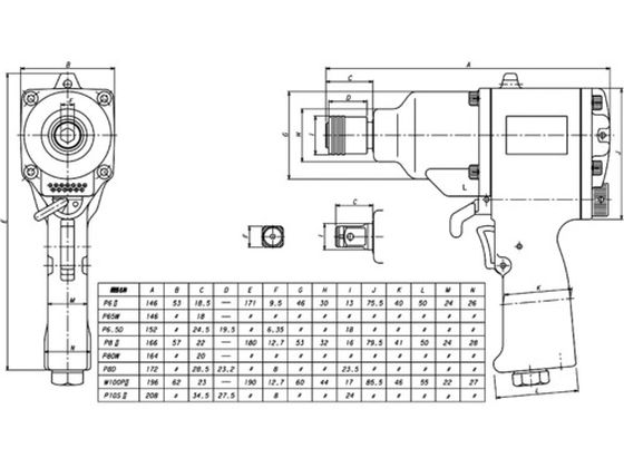 ベッセル 衝撃式 エアードライバーGTP8D GT-P8D 2925478が37,899円