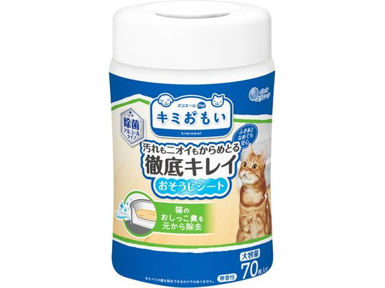 大王製紙 キミおもい 徹底キレイおそうじシート ボトル本体 70枚