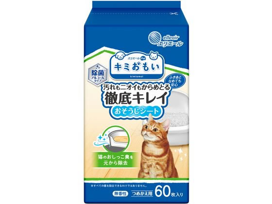 大王製紙 徹底キレイおそうじシート ボトルつめかえ 60枚