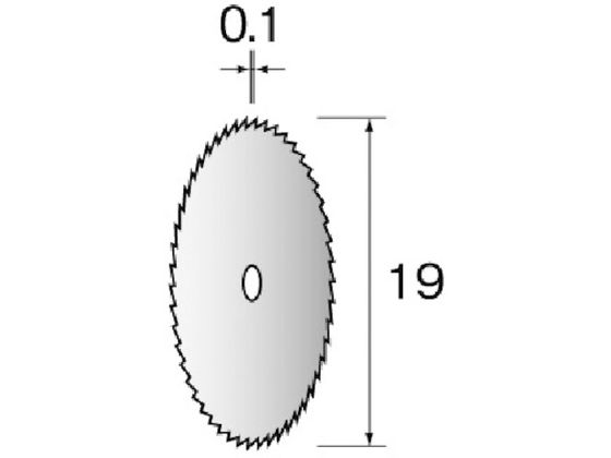 ミニモ ステンレスカッティングディスク φ19 (10個入) MC3103 4997255