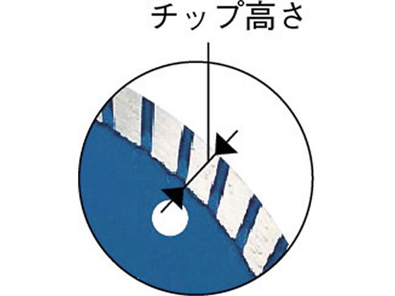 エビ ダイヤモンドカッター スカイウェーブエクストラ(乾式) 127mm WX125