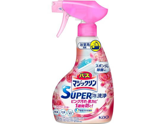 KAO バスマジックリンSUPER泡洗浄 アロマローズ 本体 350mL