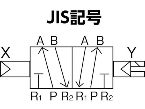 CKD 4Fシリーズパイロット式5ポート弁セレックスバルブ 3.9C[dm[[の3乗]]／(S・bar)]／音速コンダクタンス  4F310-08-AC100V