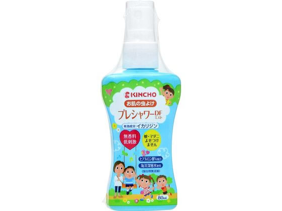 金鳥 お肌の虫よけプレシャワーDFミスト無香料 80mL