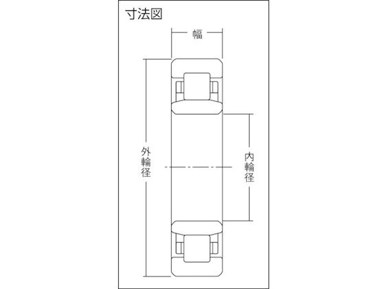 NTN 円筒ころ軸受 NU形 内輪径130mm 外輪径230mm 幅64mm NU2226