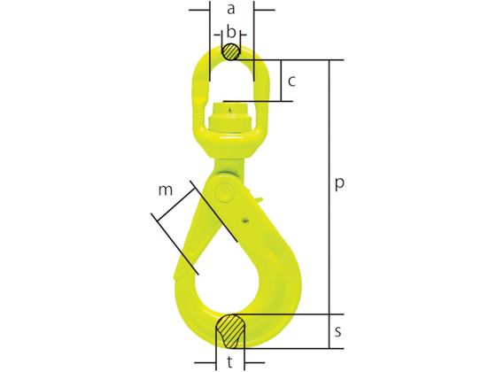 マーテック ベアリングスイベルフック BKLK-22 BKLK-22-10 1147965が