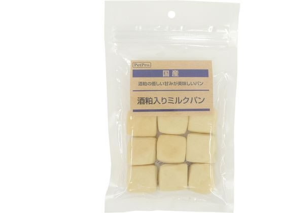 ペットプロジャパン 国産おやつ 酒粕入りミルクパン 70g