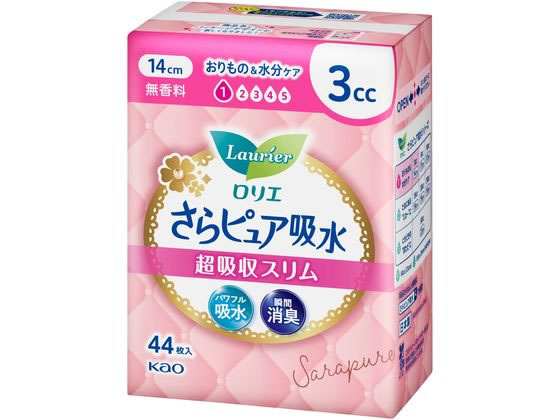 KAO ロリエさらピュア吸水 超吸収スリム3cc 無香料44枚