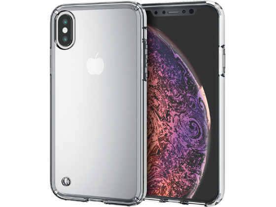 エレコム iPhone XS用ハイブリッドケース PM-A18BHVCCR