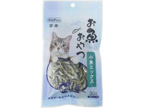 ペットプロジャパン 猫用お魚おやつ 小魚ミックス 30g