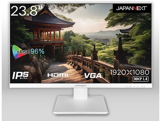 JAPANNEXT 液晶ディスプレイ 23.8型 FHD JN-238i75F-W