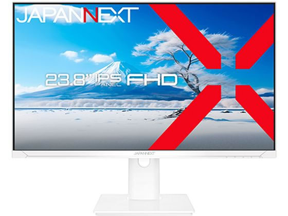 JAPANNEXT ディスプレイ 23.8型 FHD JN-IPS2381FHDR-HSP-W