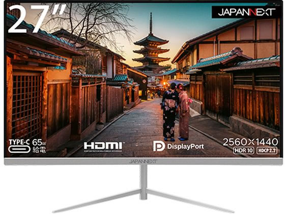 JAPANNEXT 液晶ディスプレイ 27型 WQHD JN-T27WQHD-C65W