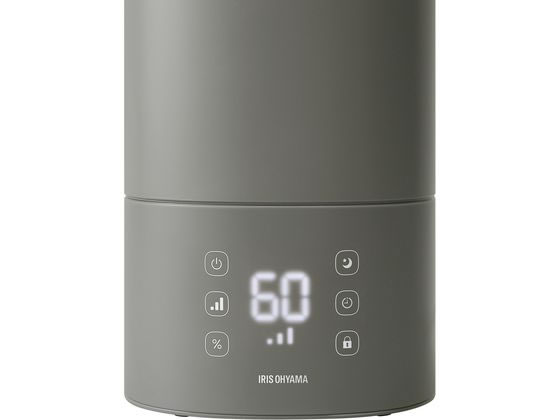 アイリスオーヤマ 上給水ハイブリッド加湿器 550ml グレー AHM-HU55A-H