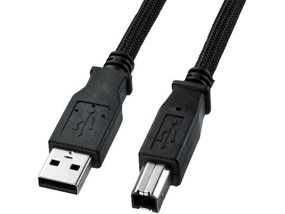 サンワサプライ ナイロンメッシュUSB2.0ケーブル(5m) KU20-NM50K2