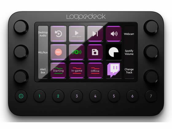 Loupedeck 編集コントローラー Loupedeck Live