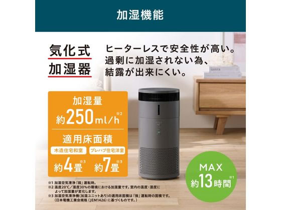 アイリスオーヤマ 加湿空気清浄機 10畳 グレー AAP-SH20A-Hが11,589円