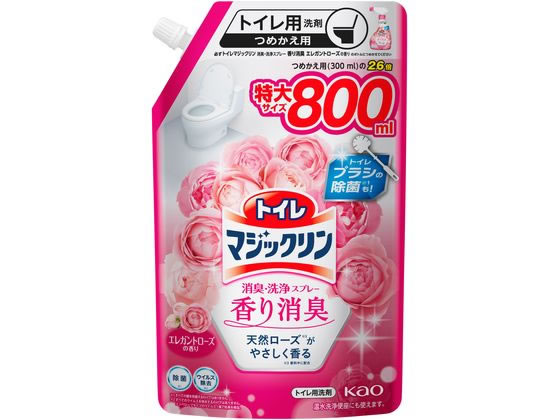 KAO トイレマジックリン消臭洗浄スプレー 香り消臭 詰替 800mL