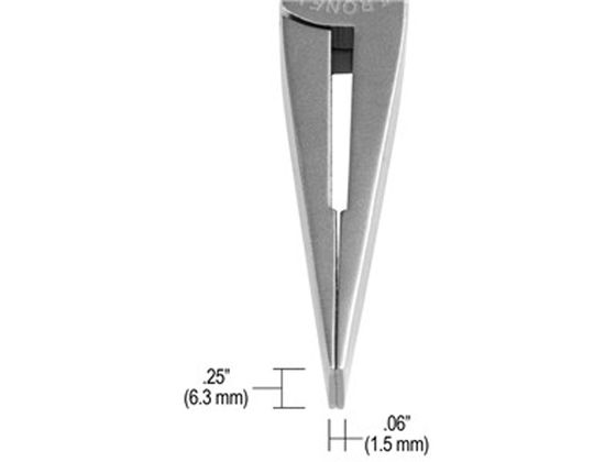 エスコ 精密プライヤー ESD 平 バネ付 137mm EA537T-26が10,632円