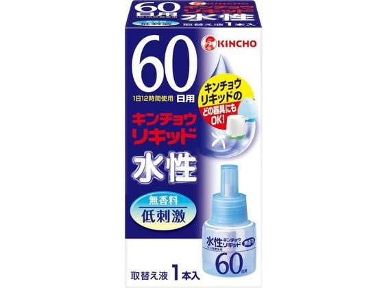 大日本除虫菊 水性キンチョウリキッド 60日 無香料 取替液 1P