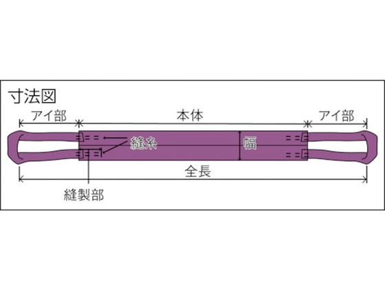 TRUSCO ワイドソフトスリング 105mm×4.5m TWS2-45 2720183が10,129円