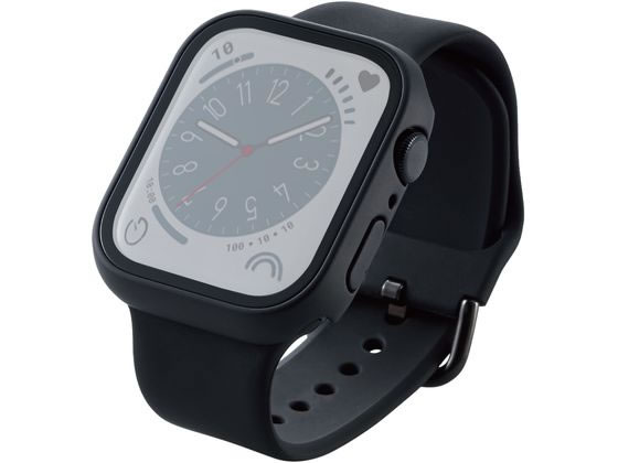 エレコム Apple Watch 45mm フルカバーケース 10H AW-22AFCGOBK