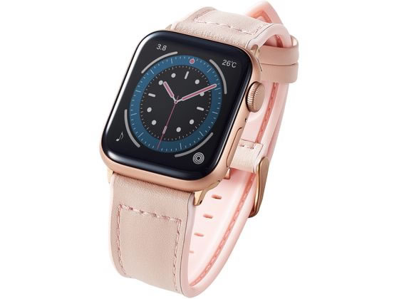 エレコム Apple Watch用ハイブリッドレザーバンド AW-41BDLHVPN