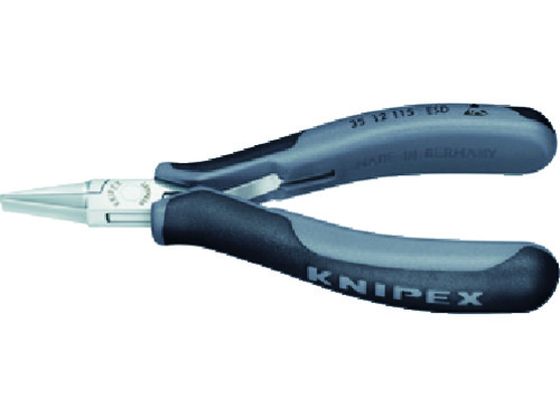 KNIPEX ESD精密用プライヤー 平 115mm 3512-115ESD